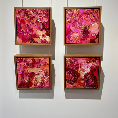 Kerry Bruce, Pink lll, Acrylic on Board