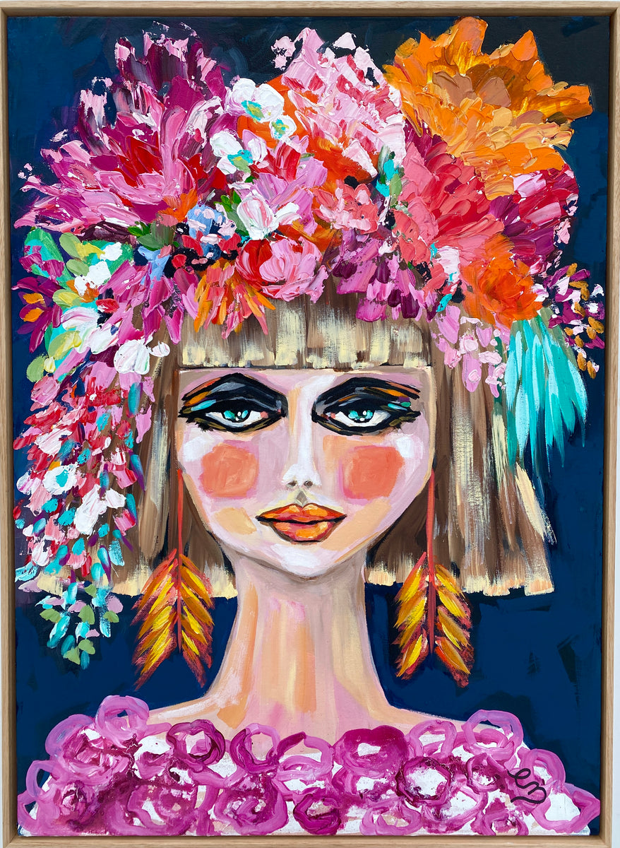 Miss Liss - original painting by Emma Menzies – Fern Street Gallery