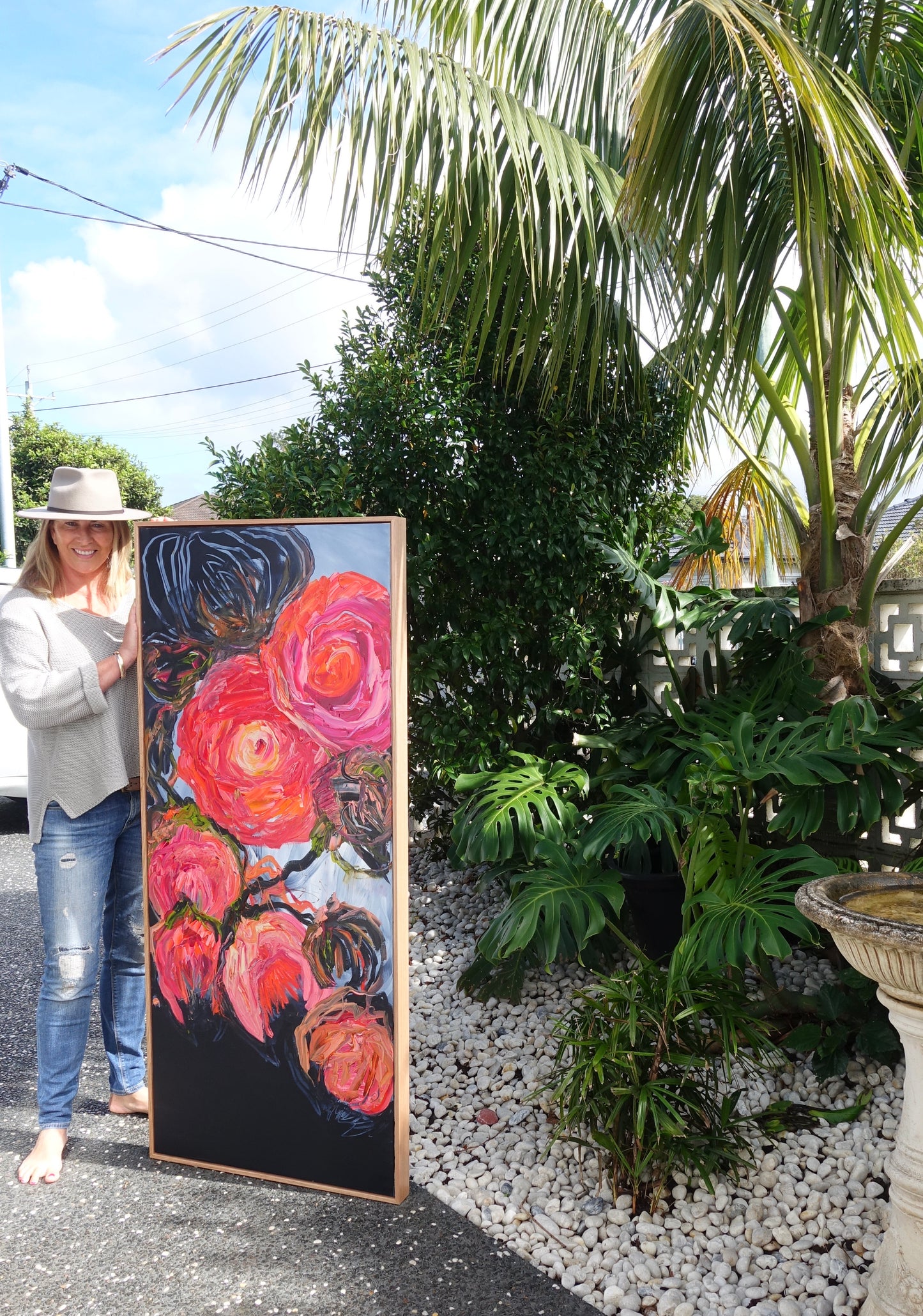 Kerry Bruce, Bloomin Beautiful, Acrylic on Canvas