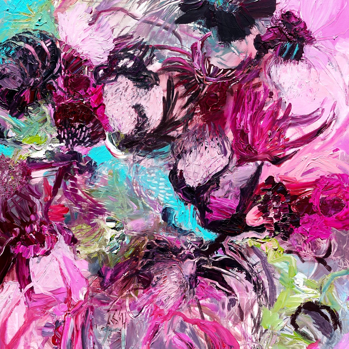 Kerry Bruce, Nourish and Nurture, Acrylic on Canvas