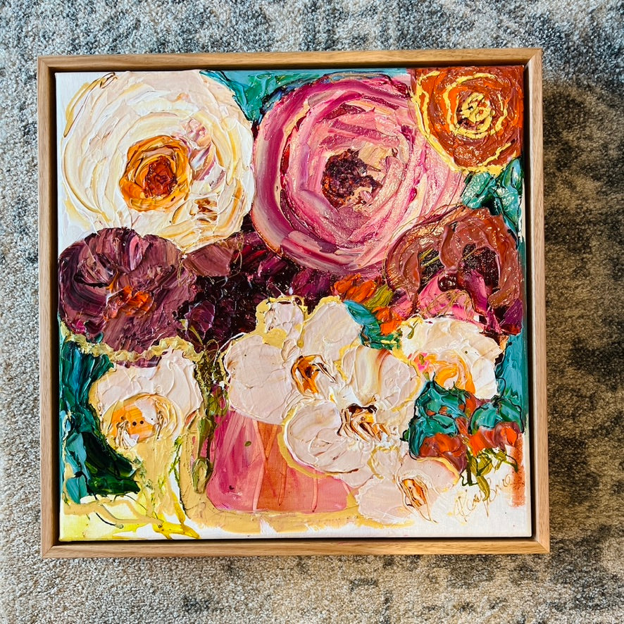 Kerry Bruce, Blush, Acrylic canvas