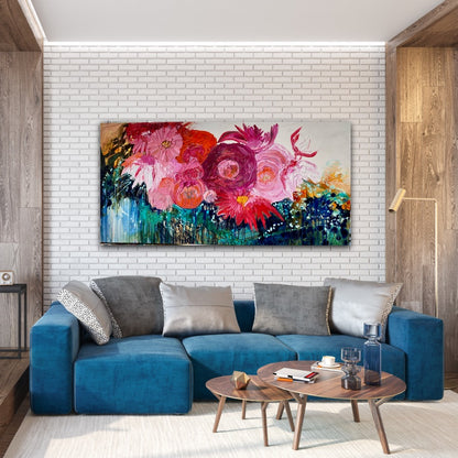 Kerry Bruce, Midnight in the Garden, Oil on Canvas