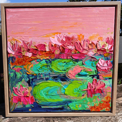 Kerry Bruce, Sunset, Acrylic on Canvas