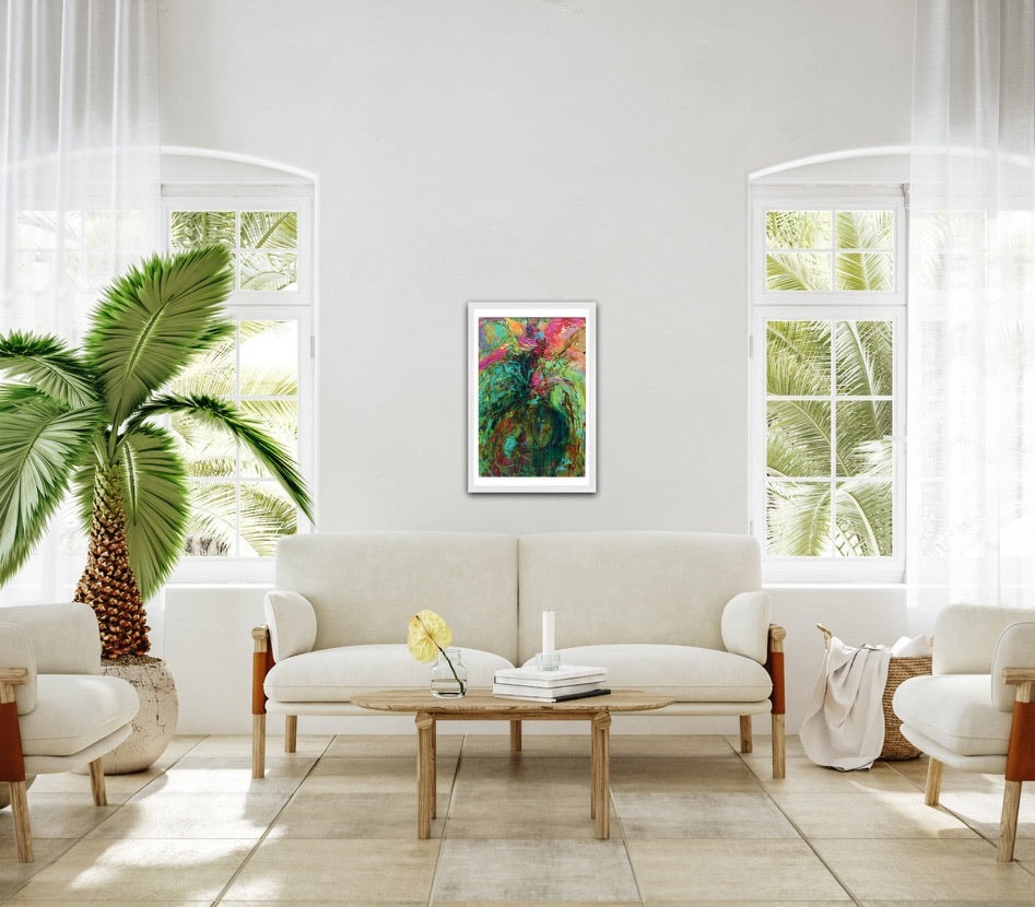 Kerry Bruce, Tranquility, Acrylic on Art Paper