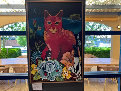 Vanessa Anderson, Three Blind Mice, Acrylic and Oil on Canvas