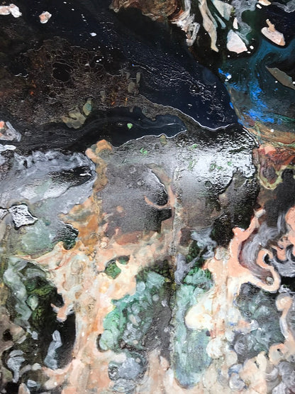 Alisa Beak, Abyss, Oil & Mixed Medium on Canvas