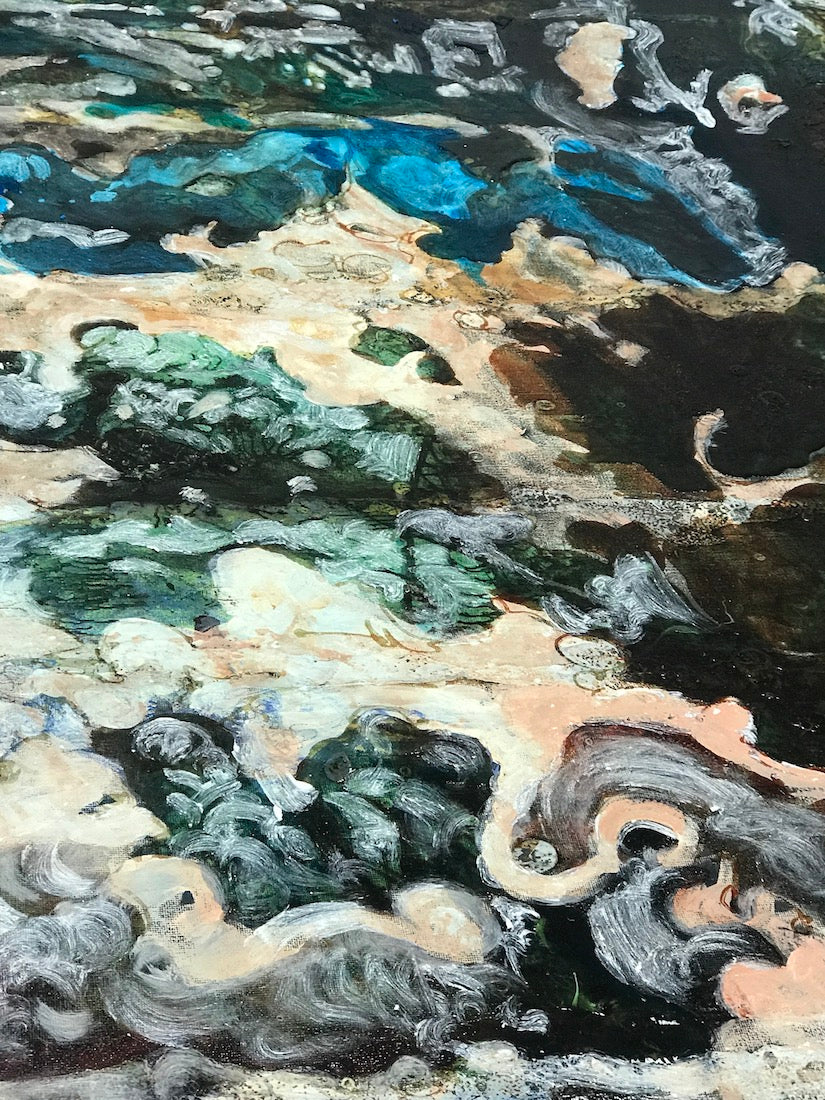 Alisa Beak, Abyss, Oil & Mixed Medium on Canvas