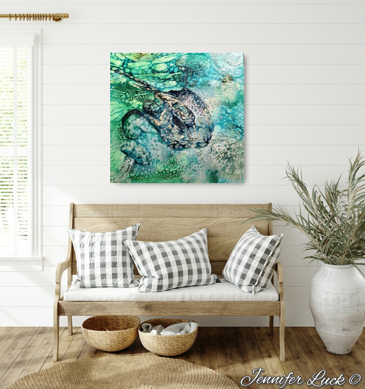 Jennifer Luck, Graceful Stingers, Oil on Canvas