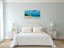 Load image into Gallery viewer, Vanessa Anderson, Beach Flags, Acrylic and Oil on Canvas, in situ

