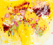 Load image into Gallery viewer, Kerry Bruce,Floral Indulgence, Acrylic on Canvas
