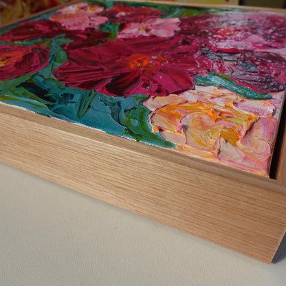 Kerry Bruce, Peony Coast, Acrylic on Canvas
