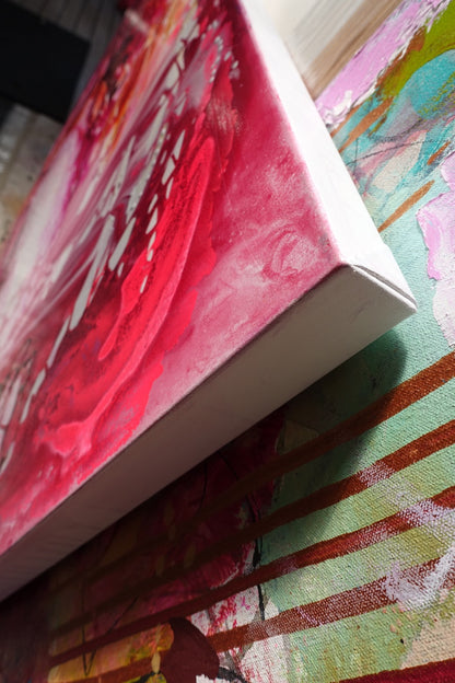 Kerry Bruce, StarBloom, Acrylic on Canvas