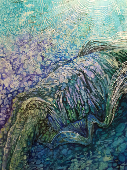 Jennifer Luck, Chameleon of the Sea, Oil on Canvas