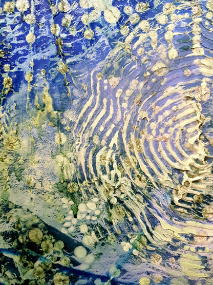 Jennifer Luck, Chameleon of the Sea, Oil on Canvas