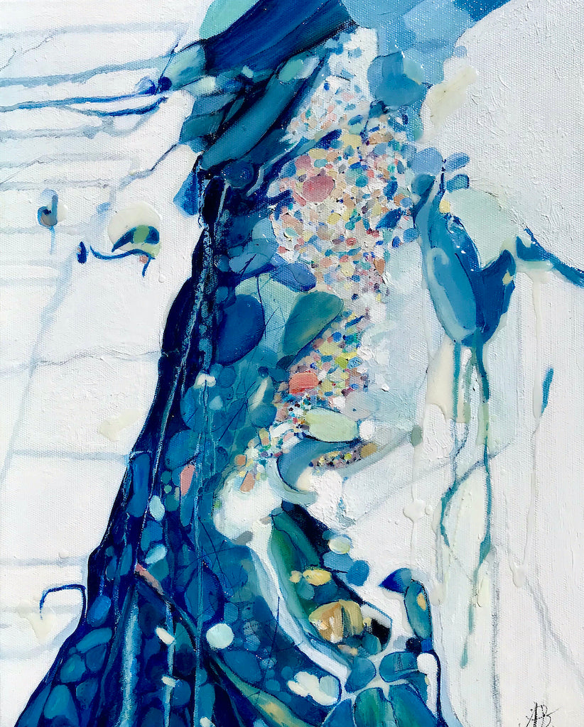 Alisa Beak, Changing Tide, Oil & Mixed Medium on Canvas