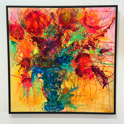 Kerry Bruce, Coral Charm, Acrylic on Canvas