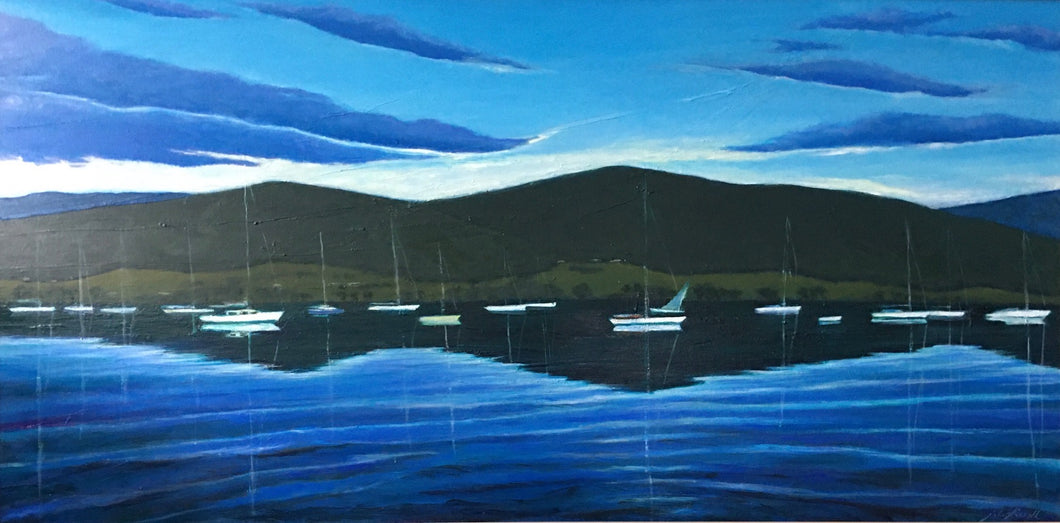 John Forsyth, Cygnet, Tasmania, Oil on Canvas
