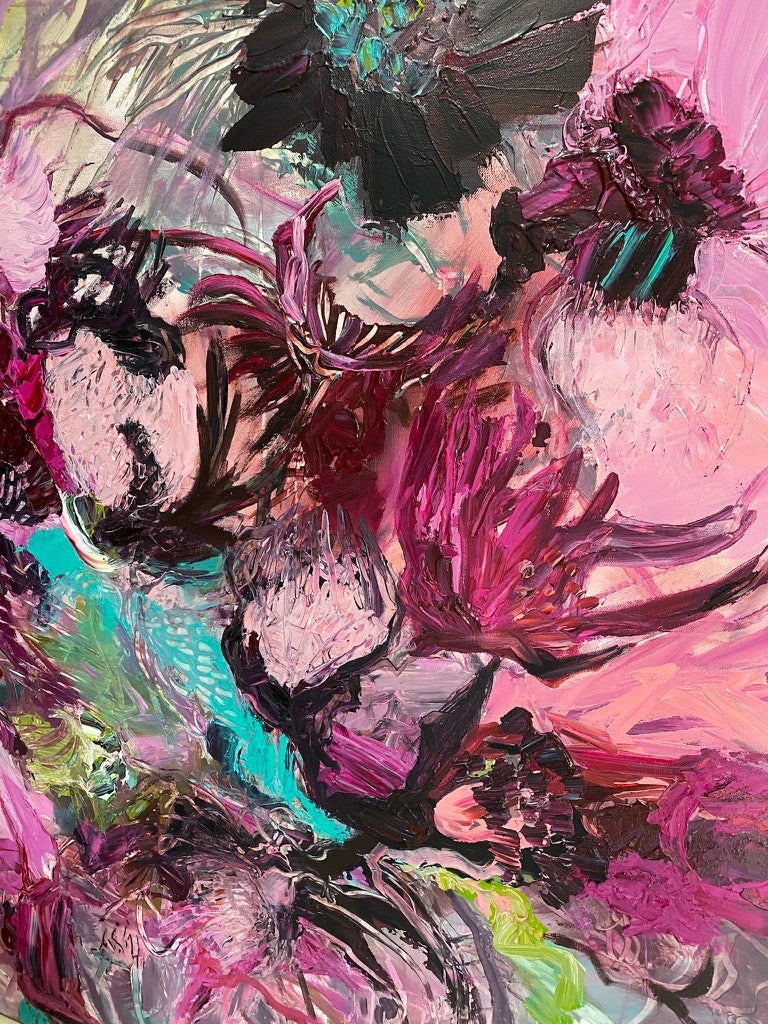 Kerry Bruce, Nourish and Nurture, Acrylic on Canvas