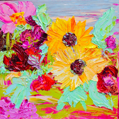 Kerry Bruce, Sunshine, Oil on Canvas
