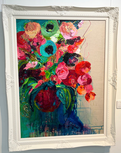 Kerry Bruce, Spring Bouquet, Acrylic on Canvas