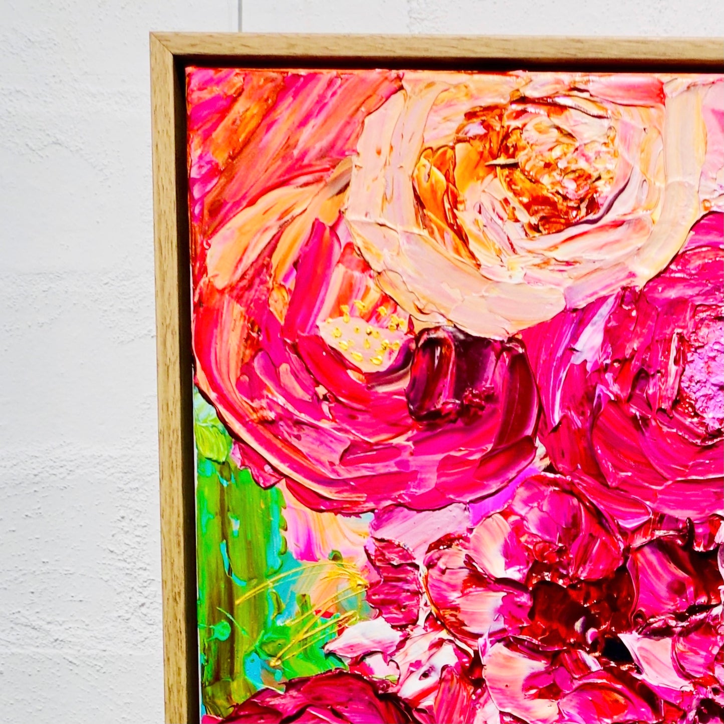 Kerry Bruce, I Love Pink, Acrylic on Linen