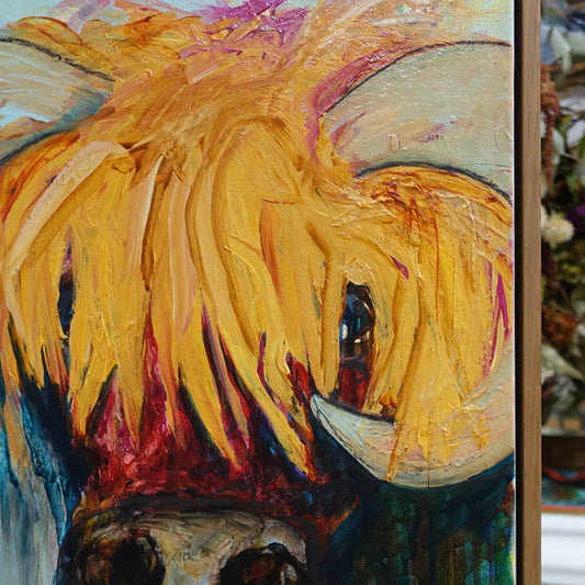 Kerry Bruce,Blondie, Acrylic on Canvas