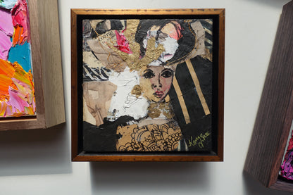 Kerry Bruce, Giselle, acrylic & Mixed media on board