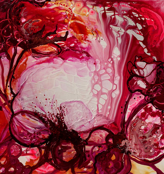 Kerry Bruce, StarBloom, Acrylic on Canvas