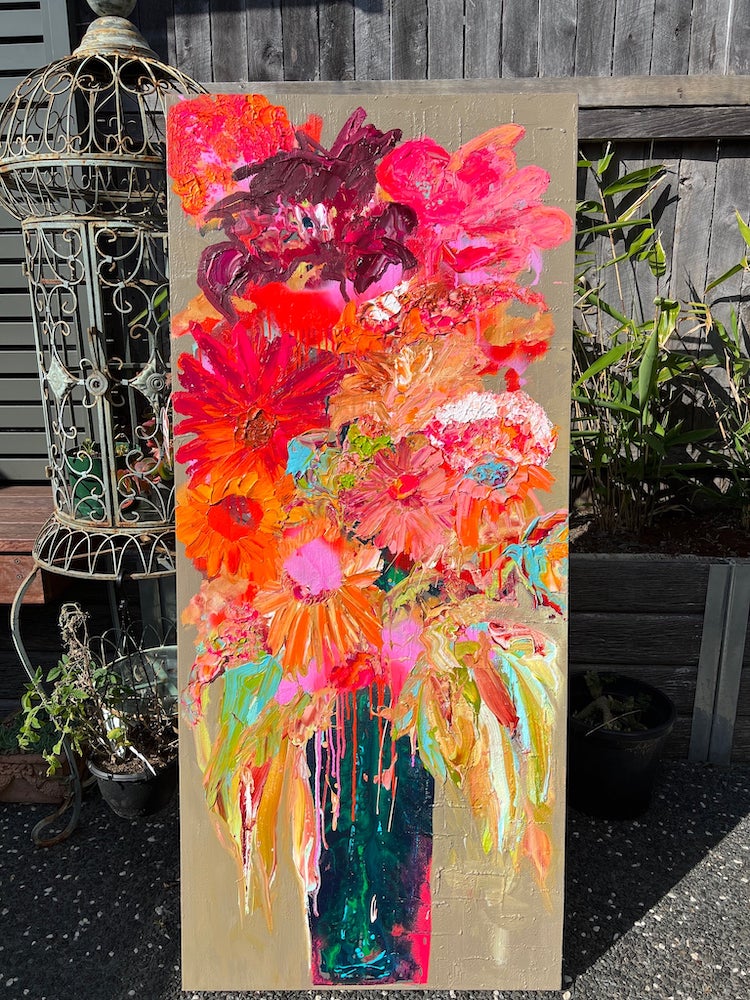 Kerry Bruce, Dazy Dayz, Acrylic on Canvas