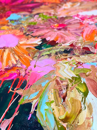 Kerry Bruce, Dazy Dayz, Acrylic on Canvas