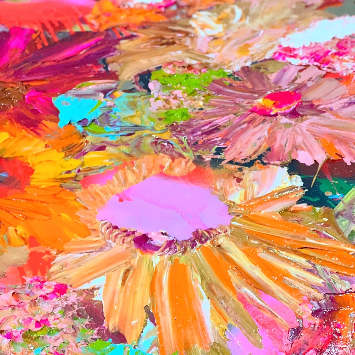 Kerry Bruce, Dazy Dayz, Acrylic on Canvas