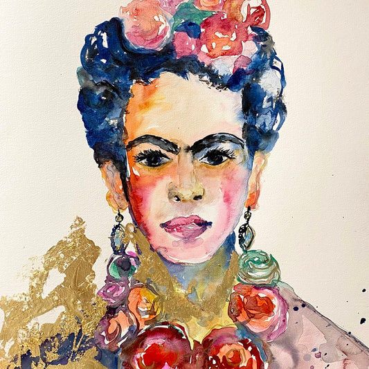 Kerry Bruce, Frida, Acrylic on Archival Art Paper