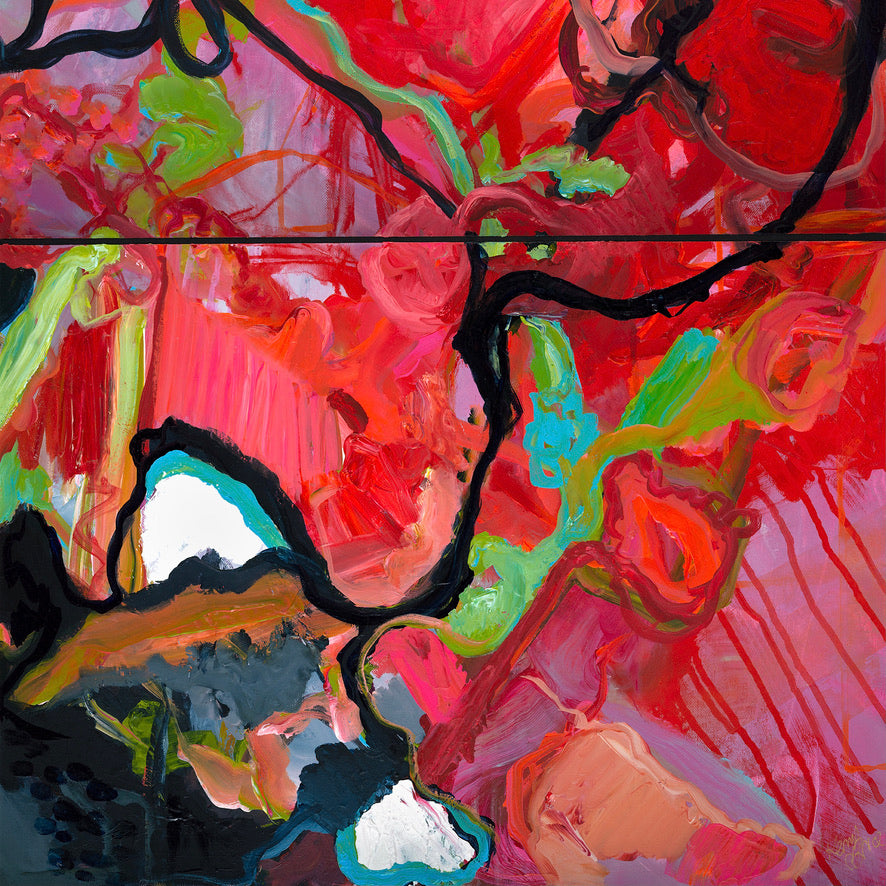 Kerry Bruce, Serenity, Acrylic on Art Paper