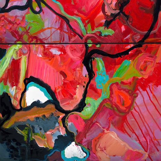 Kerry Bruce, Serenity, Acrylic on Art Paper