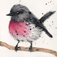 Load image into Gallery viewer, Shannon Dwyer, Fluffball, Ink and Watercolour
