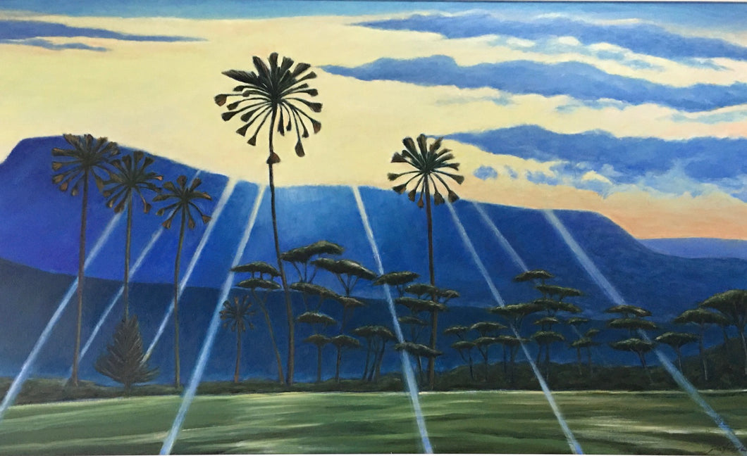 John Forsyth, Saddleback Sundown, Oil on Canvas