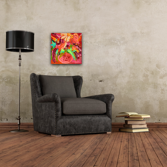 Kerry Bruce, Dancing Daisy, Oil on Canvas