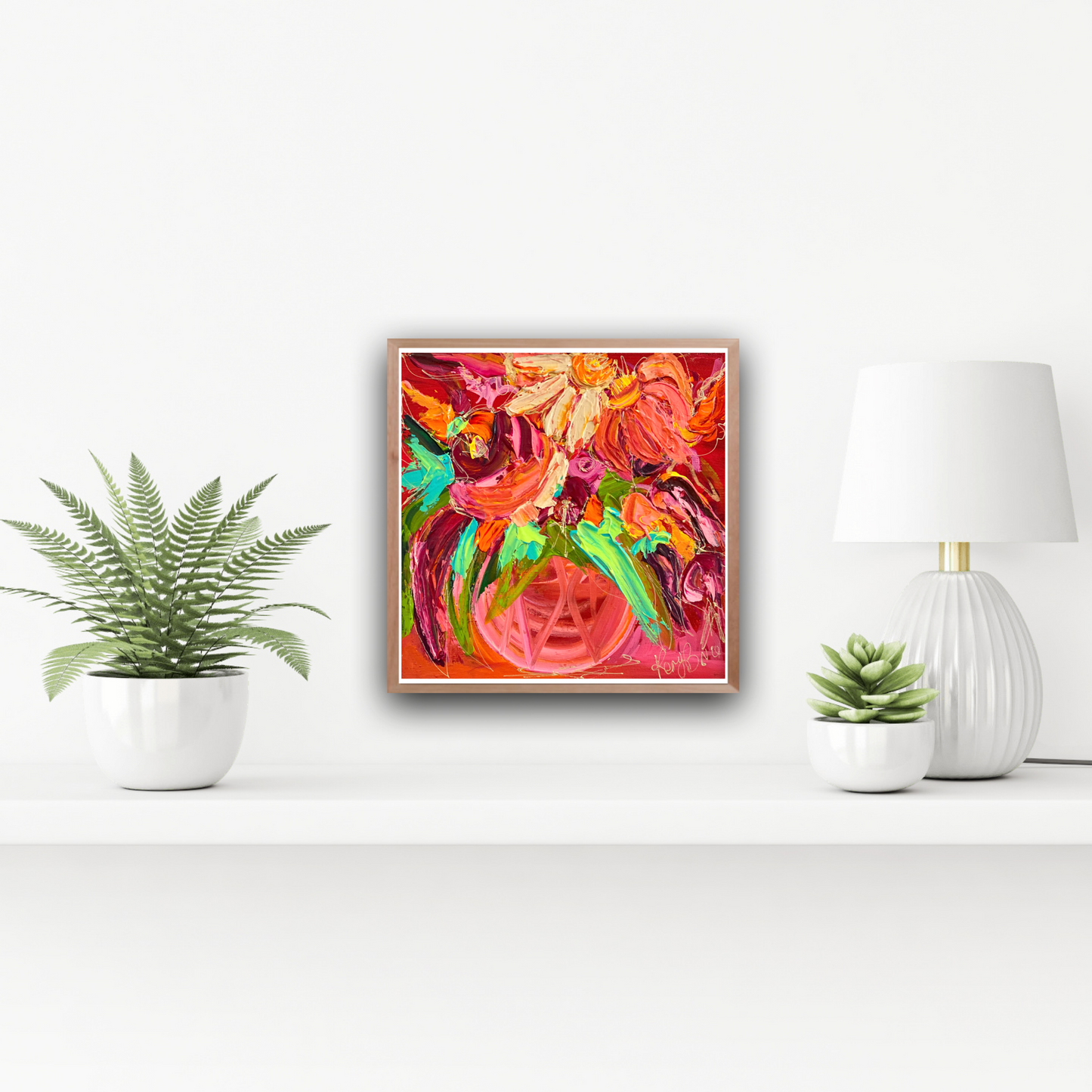Kerry Bruce, Dancing Daisy, Oil on Canvas