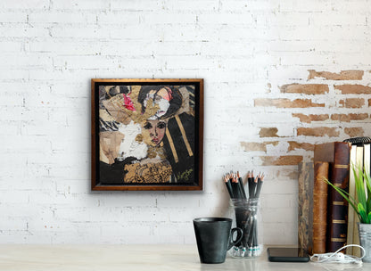 Kerry Bruce, Giselle, acrylic & Mixed media on board