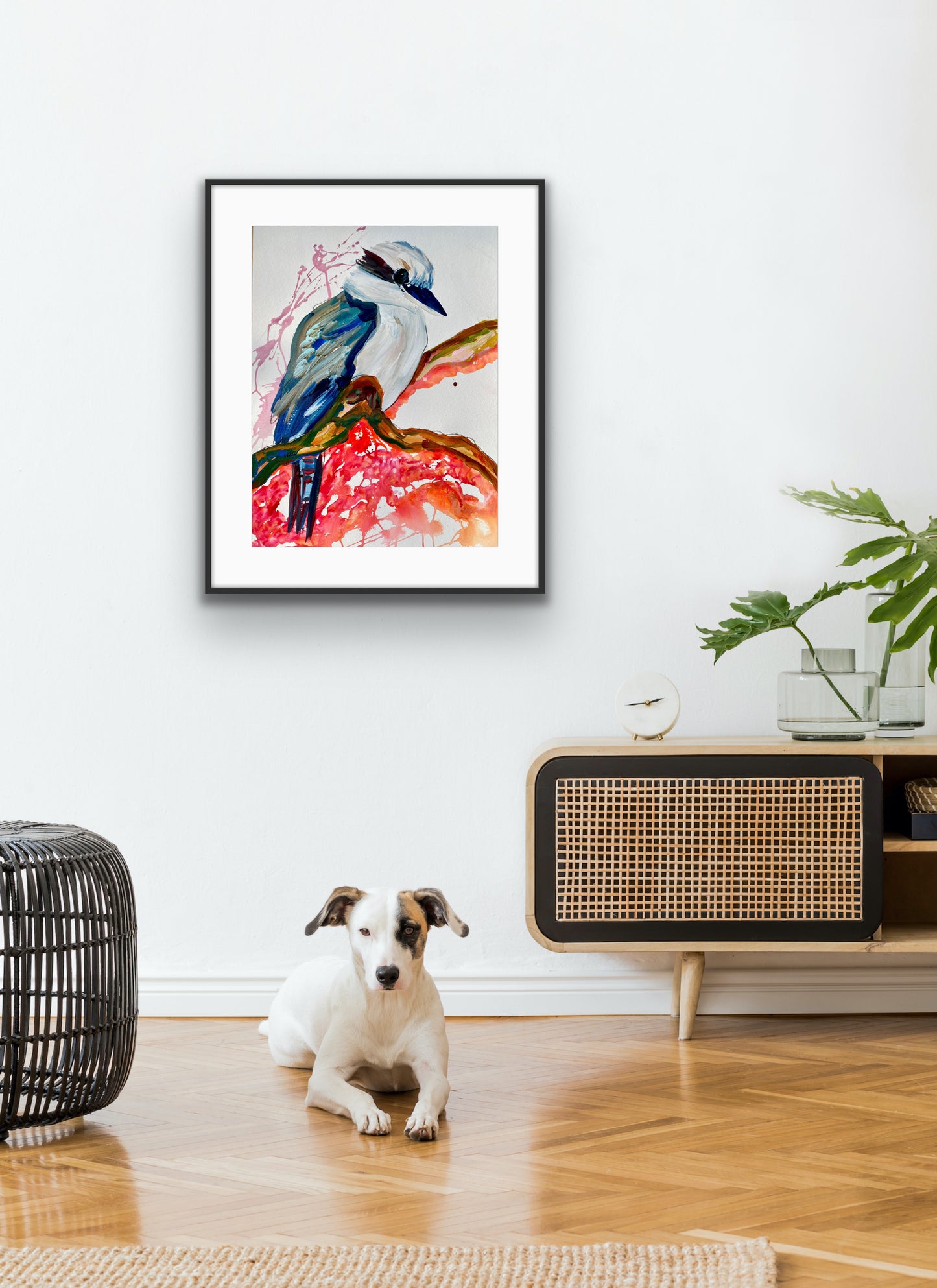 Kerry Bruce, Kelsie Kookaburra, Original Art on Archival Paper