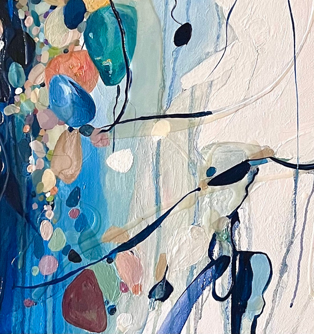 Alisa Beak, Immerse, Oil & Mixed Medium on Canvas