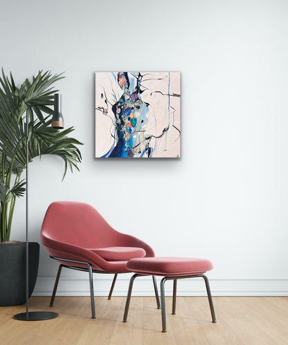 Alisa Beak, Immerse, Oil & Mixed Medium on Canvas