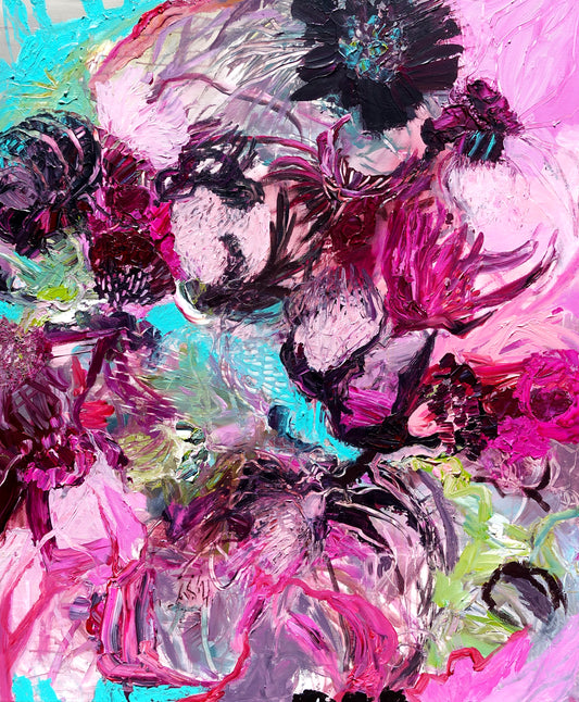 Kerry Bruce, Nourish and Nurture, Acrylic on Canvas