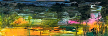 Load image into Gallery viewer, Kiama at sunset on the NSW South Coast painted in an abstract style.
