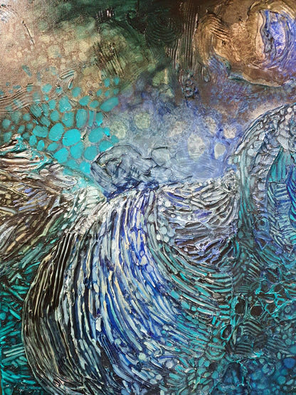 Jennifer Luck, Lunar Eclipse, Oil on Canvas