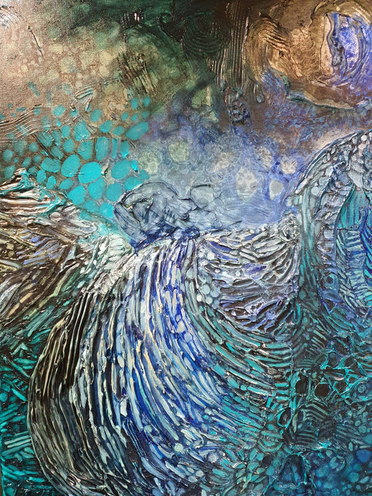 Jennifer Luck, Lunar Eclipse, Oil on Canvas