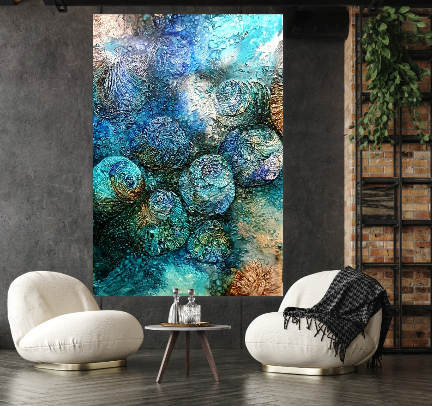 Jennifer Luck, Lunar Eclipse, Oil on Canvas