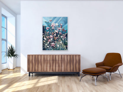 Alisa Beak, Memories Meadow, Oil on Canvas