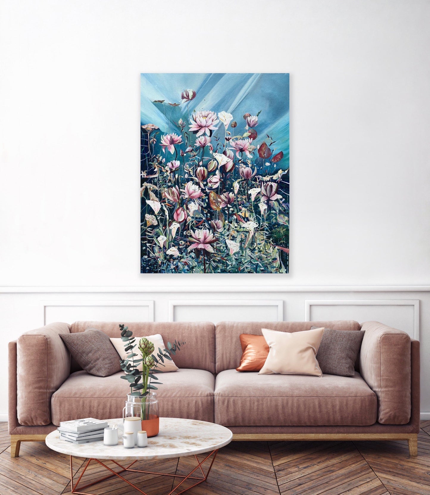 Alisa Beak, Memories Meadow, Oil on Canvas
