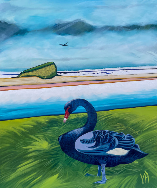Vanessa Anderson, Magnificent Murra, Acrylic and Oil on Canvas WAS $2250 NOW $1400